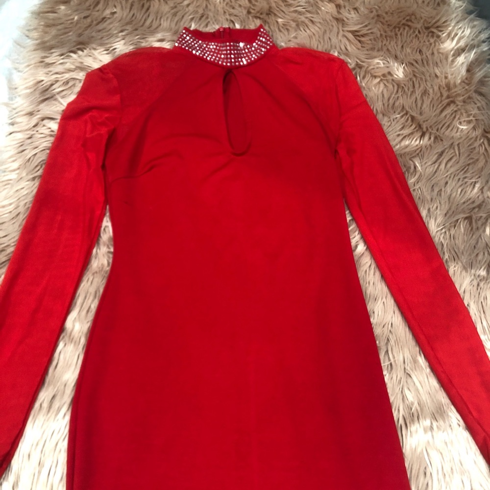 Red dress